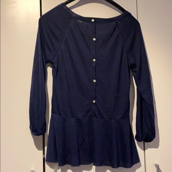 Aerie Peplum Blouse - Picture 4 of 7